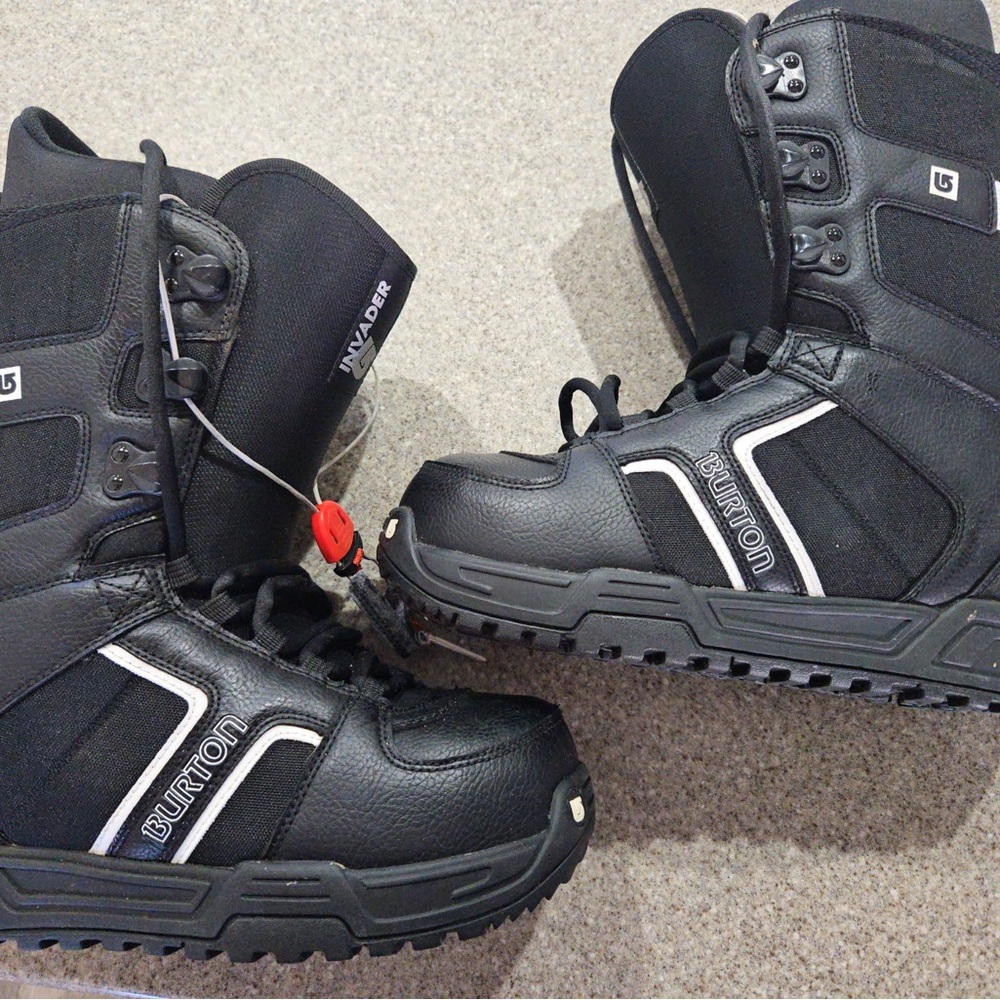 Burton Black and Gray Snowboard Boots